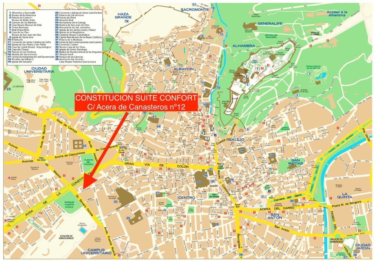 Constitucion Suite Confort D Granada Eksteriør bilde